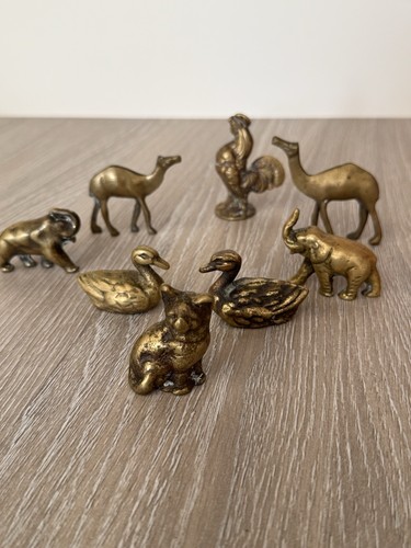 Vintage brass figurine - vintage, animal