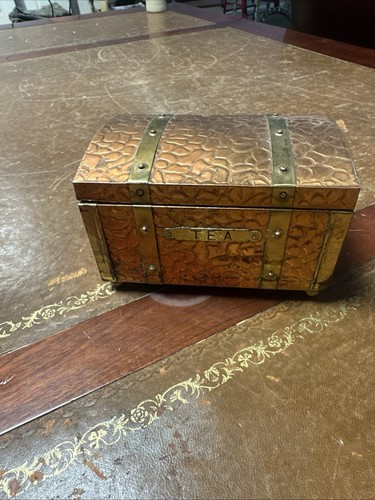 Vintage copper brass embossed - copper&brass,