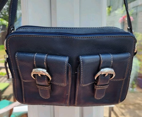 Tignanello navy blue genuine - tignanello,