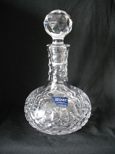 Pretty stuart crystal decanter - stuart,