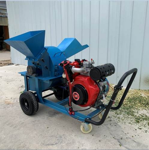 Double inlet wood shredder - double,