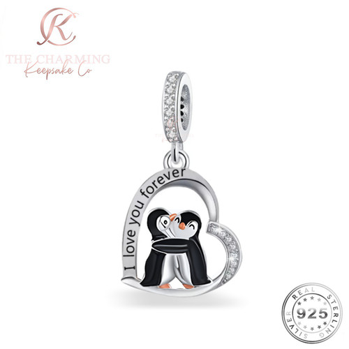 Penguin charm genuine 925 - genuine,