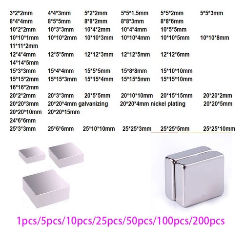 Square strong magnet 25mm - square,