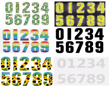 Large Stick-On Self-Adhesive Wheelie Bin Numbers - Waterproof & Durable Vinyl