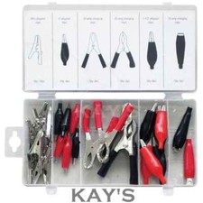 CROCODILE CLIP SET 28 PIECE