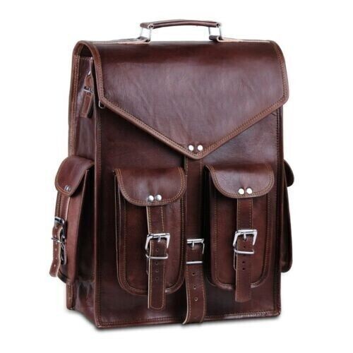 Leather bag backpack - backpack, rucksack