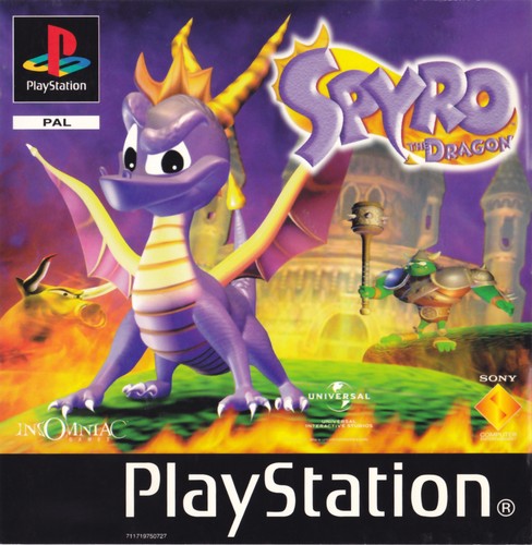 Spyro the dragon playstation - the,
