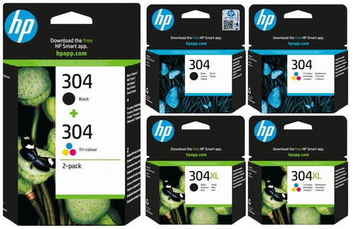 Original 304 304xl black - hp,