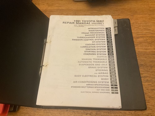 Oem 1991 toyota mr2 original - oem,