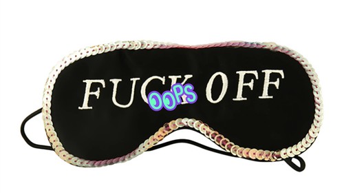 Novelty off eye mask - novelty,