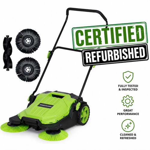 Greensweep manual push - push, floor