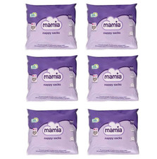 6× Mamia Nappy Sacks 150 Pack