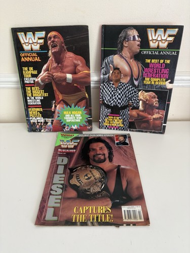 Vintage wwf annuals plus - wwf, x2