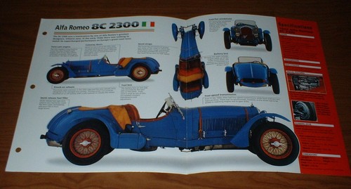 1932 alfa romeo 2300 spec - 1932,