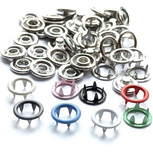 Prong ring snap fastener - 10,