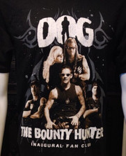 Vintage Y2K Dog the Bounty Hunter Inaugural Fan Club Promo T-shirt Anvil Black M