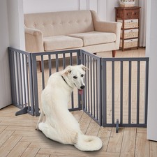 Wooden Dog Gate Indoor Barrier