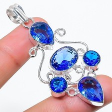 Blue tanzanite gemstone - blue,