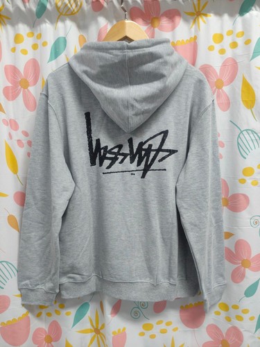 Stussy zipper hoodie size - zipper, l