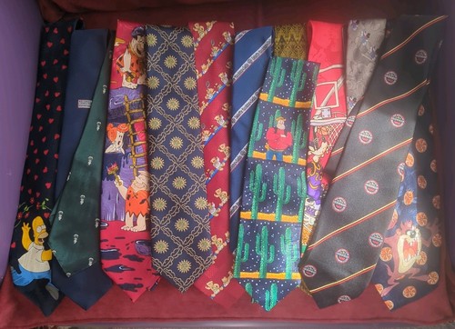 Joblot polyester ties - ties, various