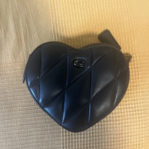 Coach quilted leather heart - coach,