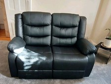 Black Electric Recliner Sofa