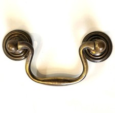 Brass swan neck handle chest