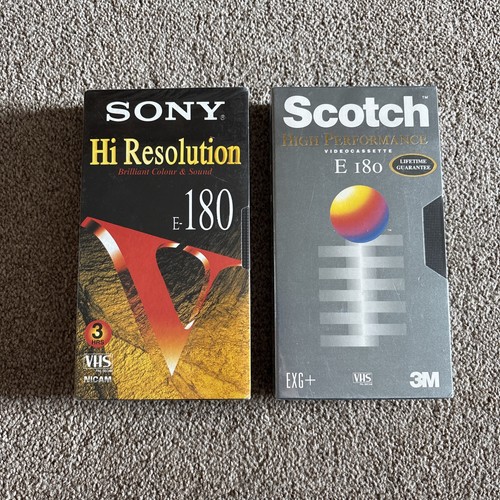 180 vhs tape new sealed - vhs, tape,