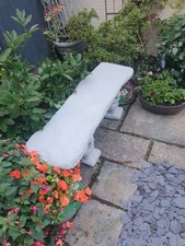 Concrete Garden Bench  With Squirrel Leg Design