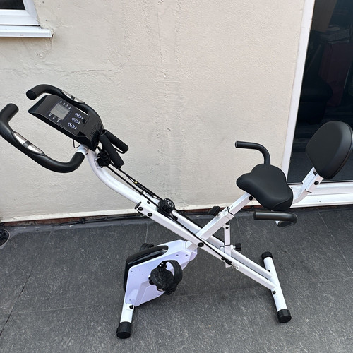 Foldaway upright exercise - foldaway, bike