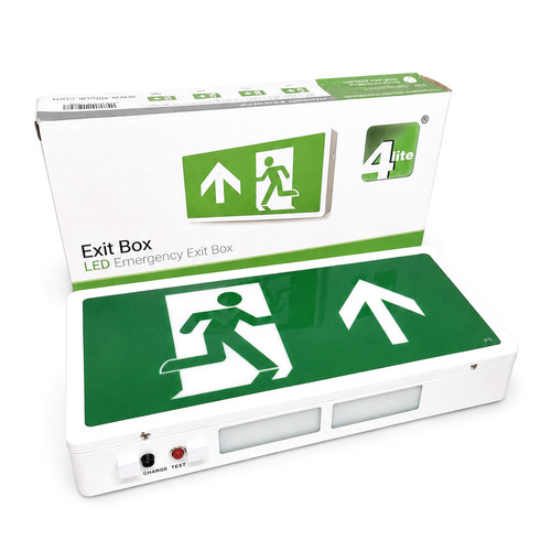 4lite led emergency exit box - 4lite,