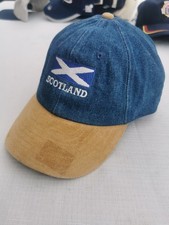 cotton denim fabric Scotland Baseball Cap
