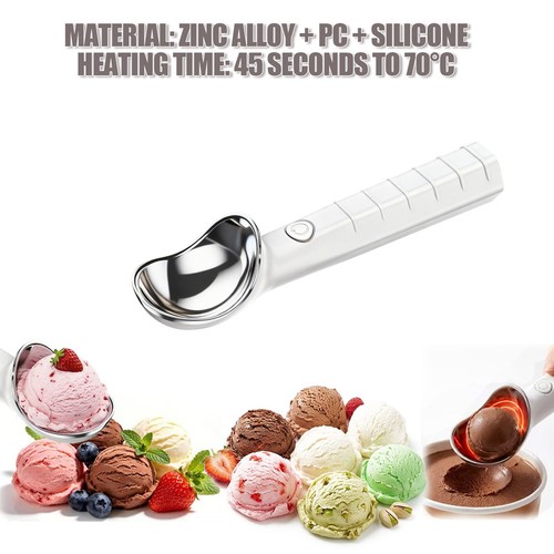 Heated ice cream scoop - ice,