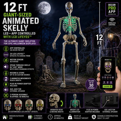 12ft animated led - 12ft,