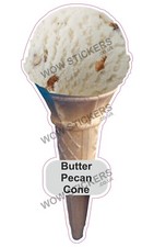 Ice cream van sticker Butter