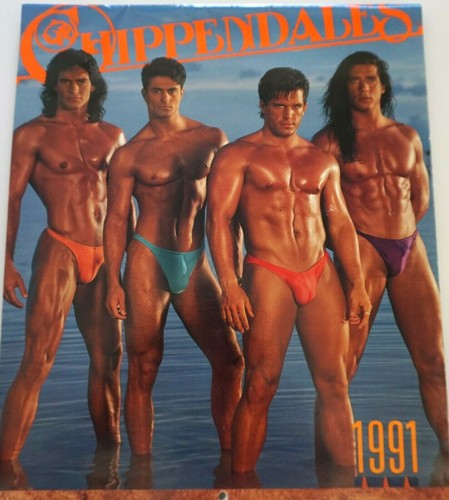 Vintage chippendales calendar - vintage,