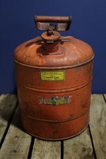 vintage Justrite 5 Gallon Safety Can man cave display collectors 