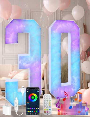 Mimiear 4ft colorful marquee - mimiear,