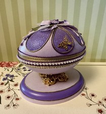 Goose Egg Decorated On Gold