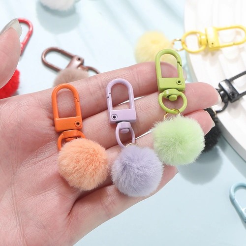 Keyring soft faux - soft, fluffy