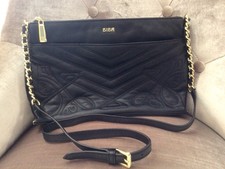 Biba Black Leather Constance