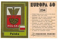 Euro Europa 80 Panini Sticker