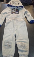 Boys 5-6 years cosmonaut astronaut Fleece 1onesie Jumpsuit All In One Next