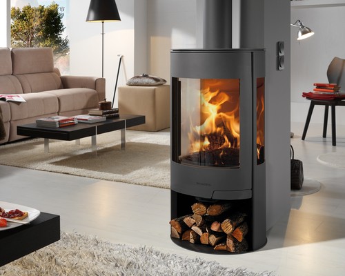 Wood burning stove sided - wood,
