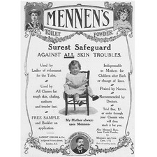 MENNEN'S Toilet Powder -