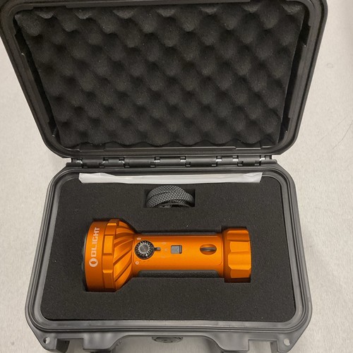 Olight orange led flashlight - orange,