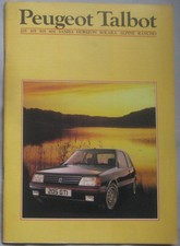 May 1984 Peugeot Talbot range