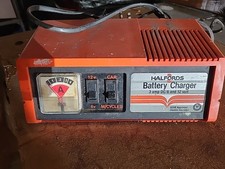 Halfords battery charger - halfords,