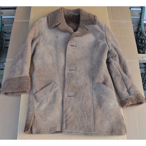 Men sheepskin coat uk - men's, size