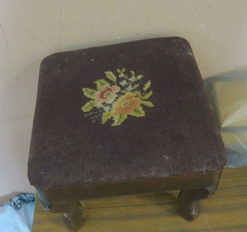 Vintage handmade needlepoint - handmade,